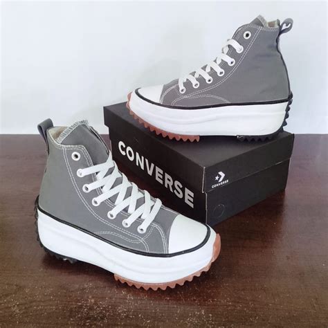 Jual Sepatu Converse Run Star Hike 70s High Sneakers Wedges Wanita