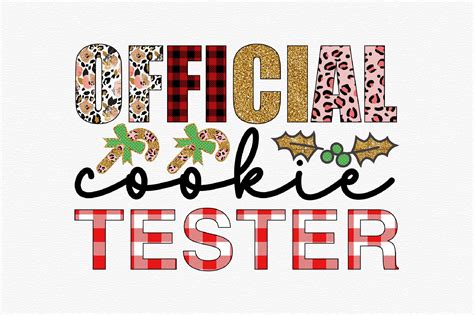 Official Cookie Tester Sublimation Graphic By Shopdrop Creative Fabrica