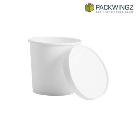 Paper Food Container With Lid 1250 Ml Paper Food Container With Lid Manufacturer From Pune