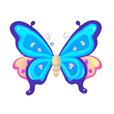 Chibi Butterfly Graphic · Creative Fabrica