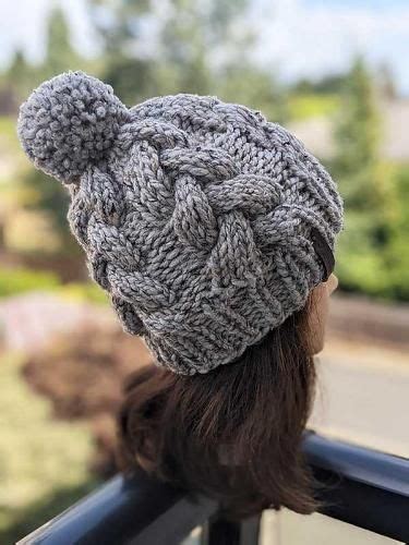 Chunky Cable Hat Knitting Pattern By Crazyhands