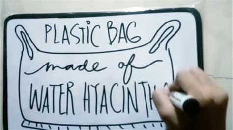 Plastic Bag Made Of Water Hyacinth Youtube