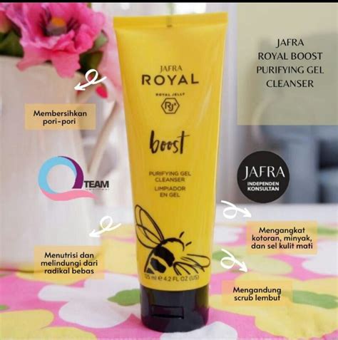 Jafra Royal Boost Purifying Gel Cleanser Jafra Sabun Wajah Jafra