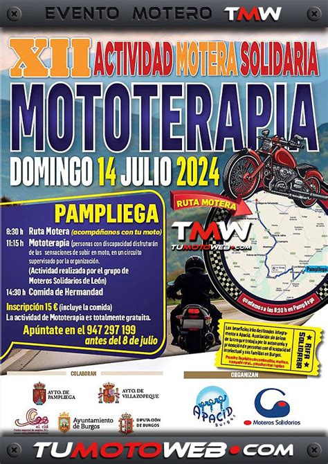 Xii Actividad Motera Solidaria Mototerapia Tumotoweb