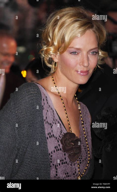 Uma Thurman 04 15 08 The Life Before Her Eyes Date Photo By John