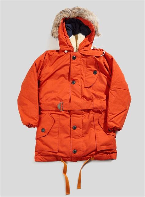 Antarctic Parka Vintage Orange Parka Outerwear Details Antarctic