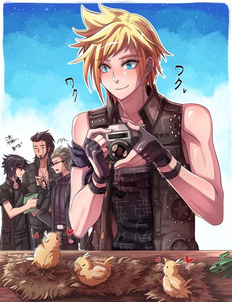 Anime Boy Final Fantasy Xv Prompto Final Fantasy Final Fantasy Xv