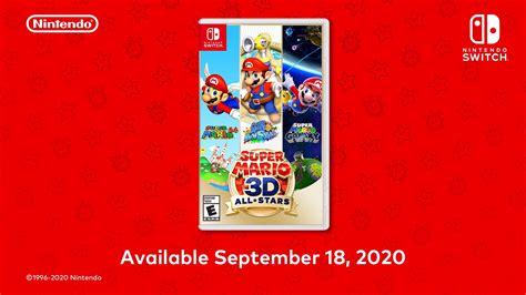 Super Mario 3D All Stars Will Arrive on September 18, 2020 (Update) - Siliconera