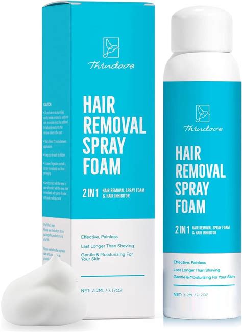 Nature Nation Hair Removal Spray Foam 717 Oz 212ml