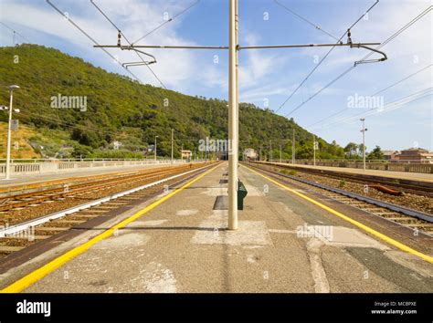 Train Station Railway Tracks Train Station Outdoor Stock Photo Alamy