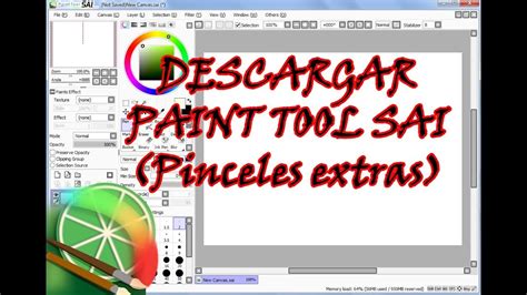 Descargar Paint Tool Sai Pinceles Extras Win Bmog Rd K