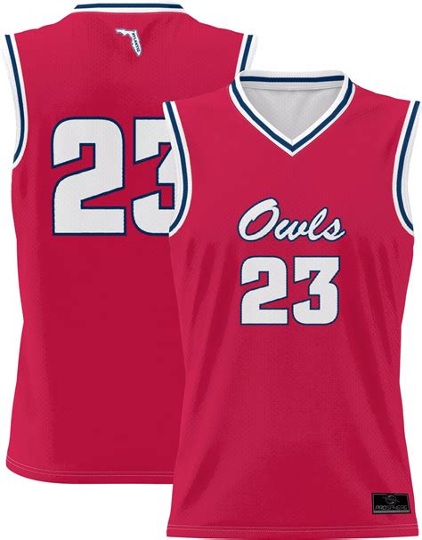 Prosphere Men S Florida Atlantic Owls 23 Red Full Sublimated