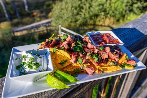 Smoked Beef Short Rib Nachos With Smoked Poblano Queso — The Taste Of Montana