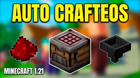 COSAS QUE NO SABIAS DE LA MESA DE AUTO CRAFTEO En Minecraft 1 21 YouTube