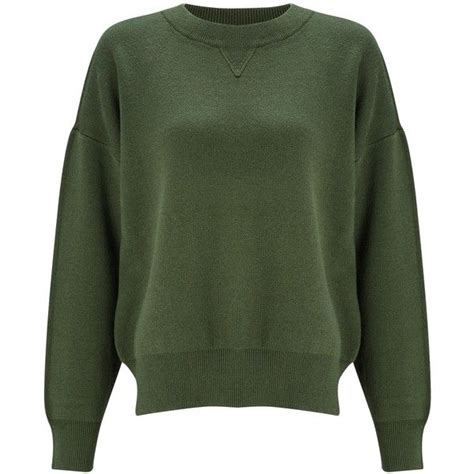 Kin By John Lewis Compact Cotton Jumper Green 48 Liked On Polyvore