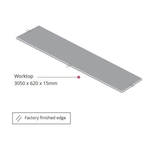 Buy Metis Light Grey Worktop 3050 X 620 X 15mm Online Wood Flooring Kent