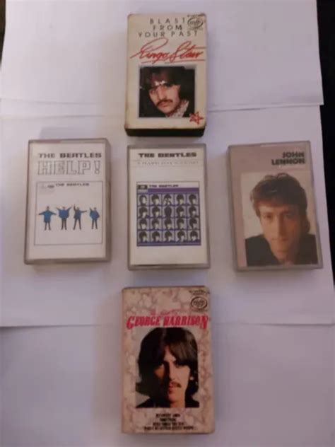 THE BEATLES CASSETTE Tapes Job Lot John Lennon Ringo Starr George