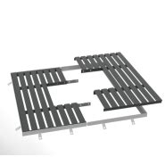 Grille D Arbre Carr Autoportante En Acier R Sistance T