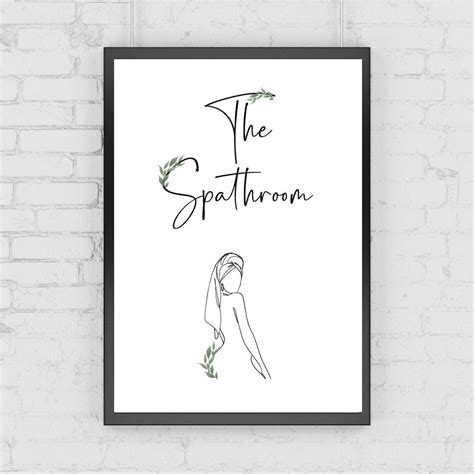 Spathroom Wall Print Spa Bathroom Wall Poster Bathroom Wall Decor