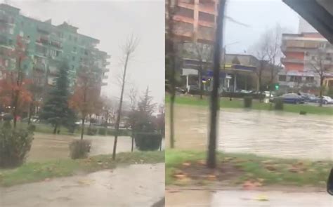 Pamjet E Situatës Kaotike Në Tiranë Lumi I Lanës Gati Të Dalë Nga