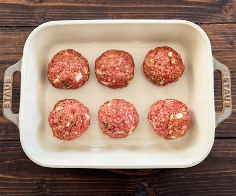 Frikadellen Aus Dem Backofen Einfaches Rezept