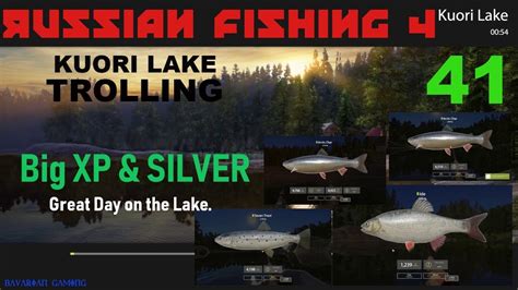 Russian Fishing Kuori Lake Trolling Great Day Big Xp Silver