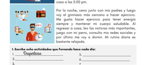 Free Printable Reading Comprehension Worksheets In Spanish