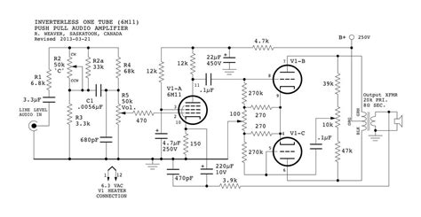 A Unique Schematic for Tube Audio Amplifier Enthusiasts