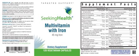 Multivitamin with Iron - 120 Capsules – Healthy Habits Living