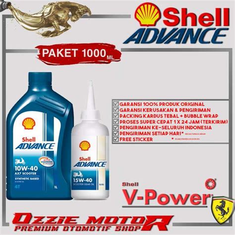 Jual Shell Advance Ax Dan Gardan Terbaru Dengan Harga Termurah Di