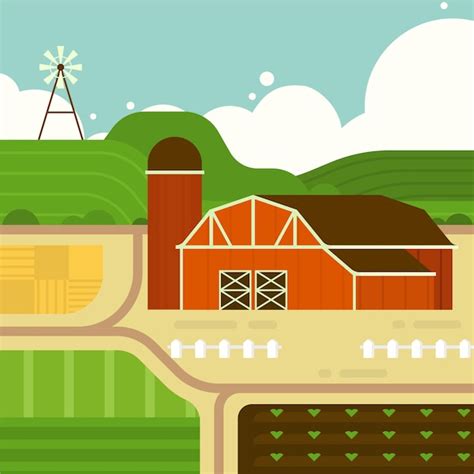 Ilustraci N Del Concepto De Agricultura Ecol Gica Vector Gratis