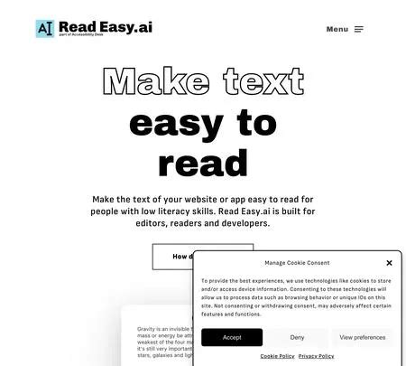 Readeasy Ai Ai Tool Info Reviews Alternatives Sayhi Ai