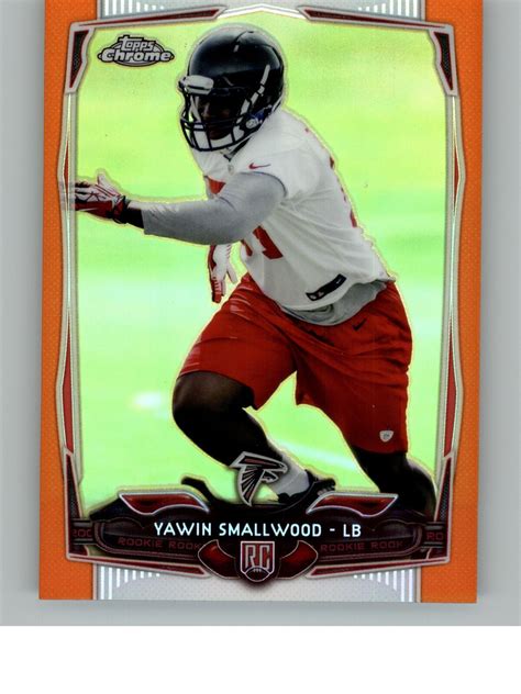 2014 Topps Chrome Orange Refractor 128 Yawin Smallwood RC For Sale