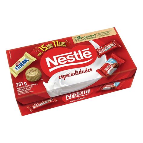 Chocolate Nestlé Especialidades Caixa 251g eFácil