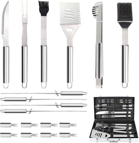 Todeco Lot D Ustensiles Pour Barbecue Set D Ustensiles Bbq Pour