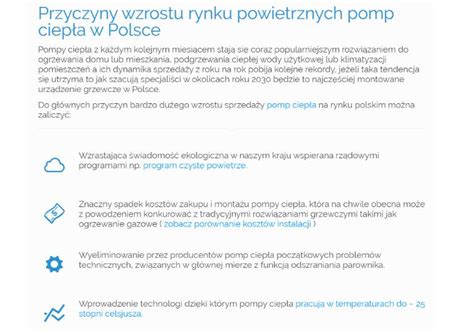 Przyczyny Wzrostu Rynku Powietrznych Pomp Ciep A W Polsce