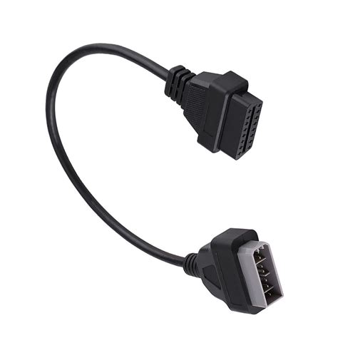 14 Pin To 16 Pin OBD2 Adapter Connector Diagnostic Cable For Black EBay