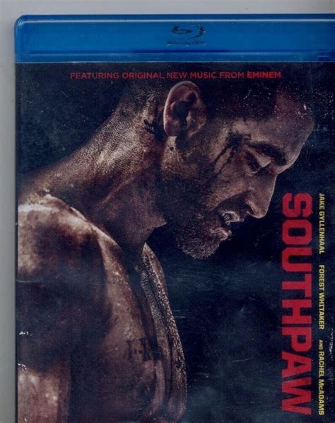 Southpaw Blu Ray Disc Jake Gyllenhaal Rachel McAdams Rated R DVDs