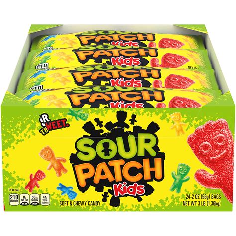 Buy SOUR PATCH KIDS Soft & Chewy Candy, 2 Ounce (Pack of 24) Online at ...