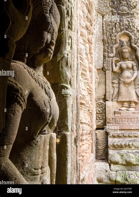 Image From Preaha Khan Temple A Part Of The Angkor Wat Archeological