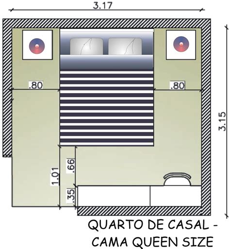 Medidas De Quarto De Casal - Medidas Básicas para Quarto de Casal | Decor em ação