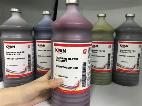 Italy Kiian Digistar Hi Pro Sublimation Ink 4 Colors C M Y BK 1L