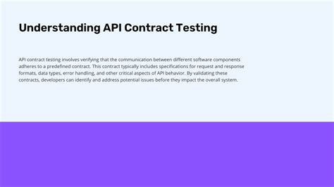 Ppt Api Contract Testing Powerpoint Presentation Free Download Id