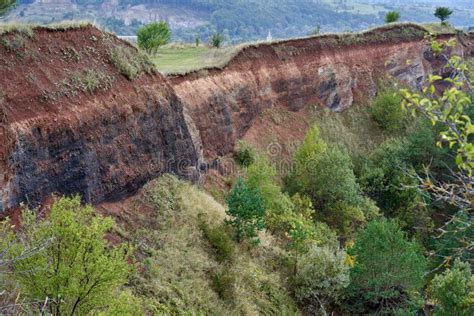 Caldera of an Extinct Volcano Stock Image - Image of formation, scenery ...