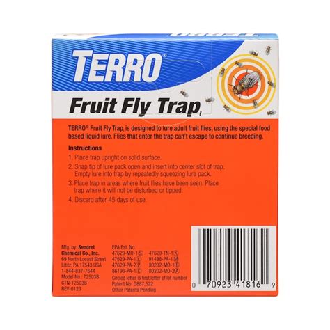 Terro Fruit Fly Indoor Insect Trap 2 Pack T2503b At