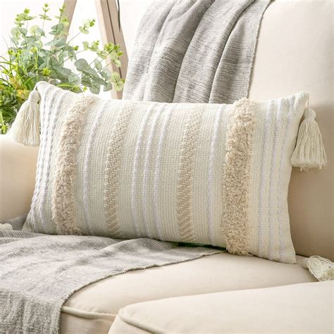 Phantoscope Boho Woven Tufted With Tassel Series Decorative Throw