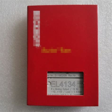 One Beckhoff EL4134 PLC Module EL 4134 New In Box FREE Shipping | eBay