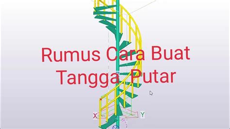 INILAH Cara Membuat Tangga Putar Di Autocad 2022