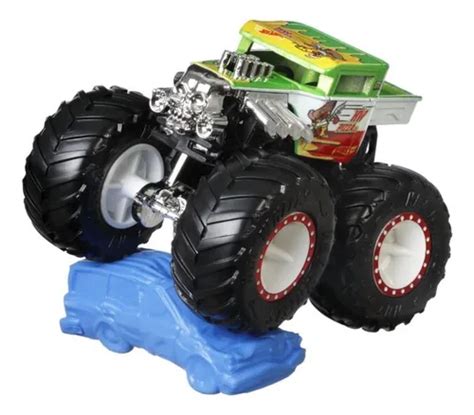 Hot Wheels Monster Trucks Bone Shaker Caveira Miniatura