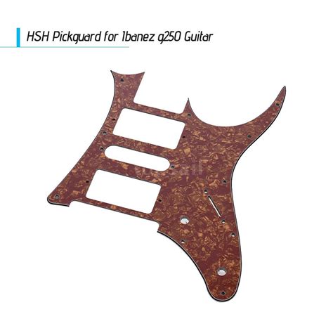 Hsh Electric Guitar Pickguard Pvc Pick Guard Scratch For Ibanez G